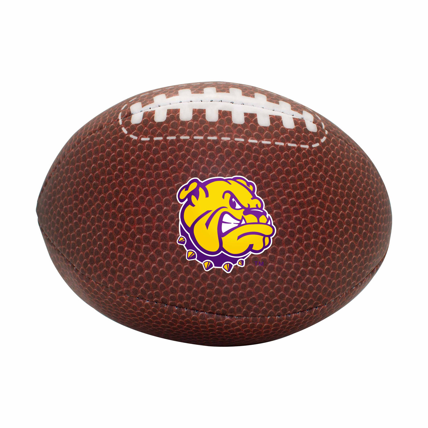 Western Illinois Composite Brown Micro Soft Football