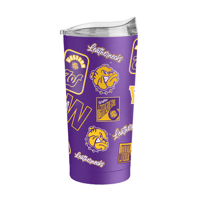 Western Illinois 20oz Dreamweave Powder Coat Tumbler