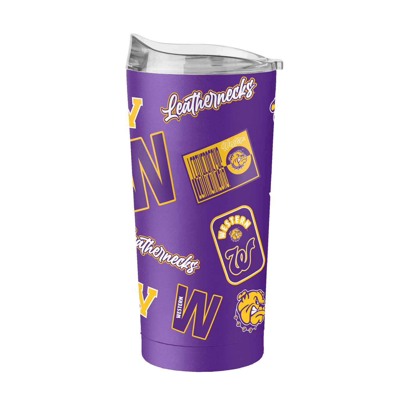 Western Illinois 20oz Dreamweave Powder Coat Tumbler