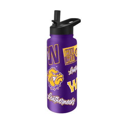 Western Illinois 34oz Dreamweave Quencher Bottle