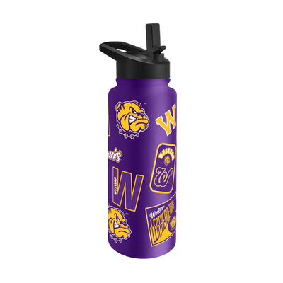 Western Illinois 34oz Dreamweave Quencher Bottle
