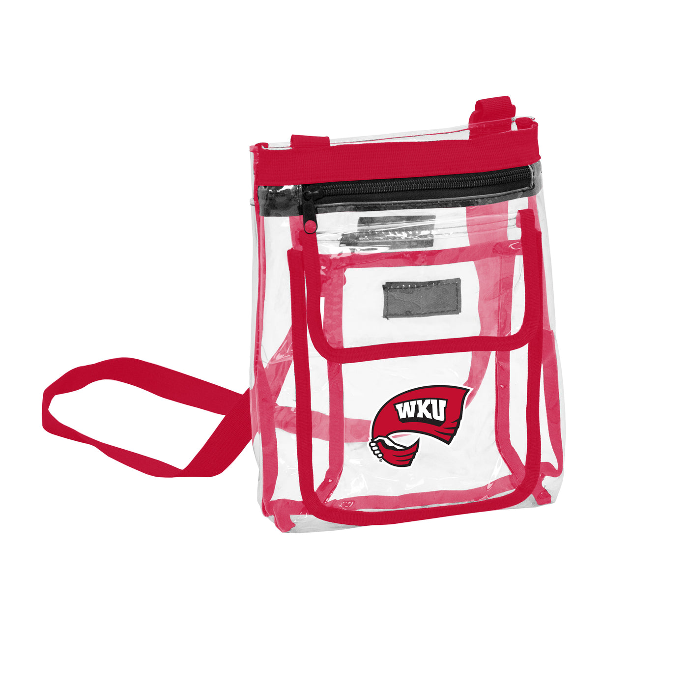 Western Kentucky Red Clear Crossbody f/ Towel Logo