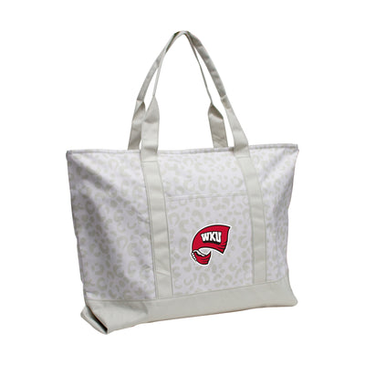 Western Kentucky Leopard Pattern Tote - Logo Brands