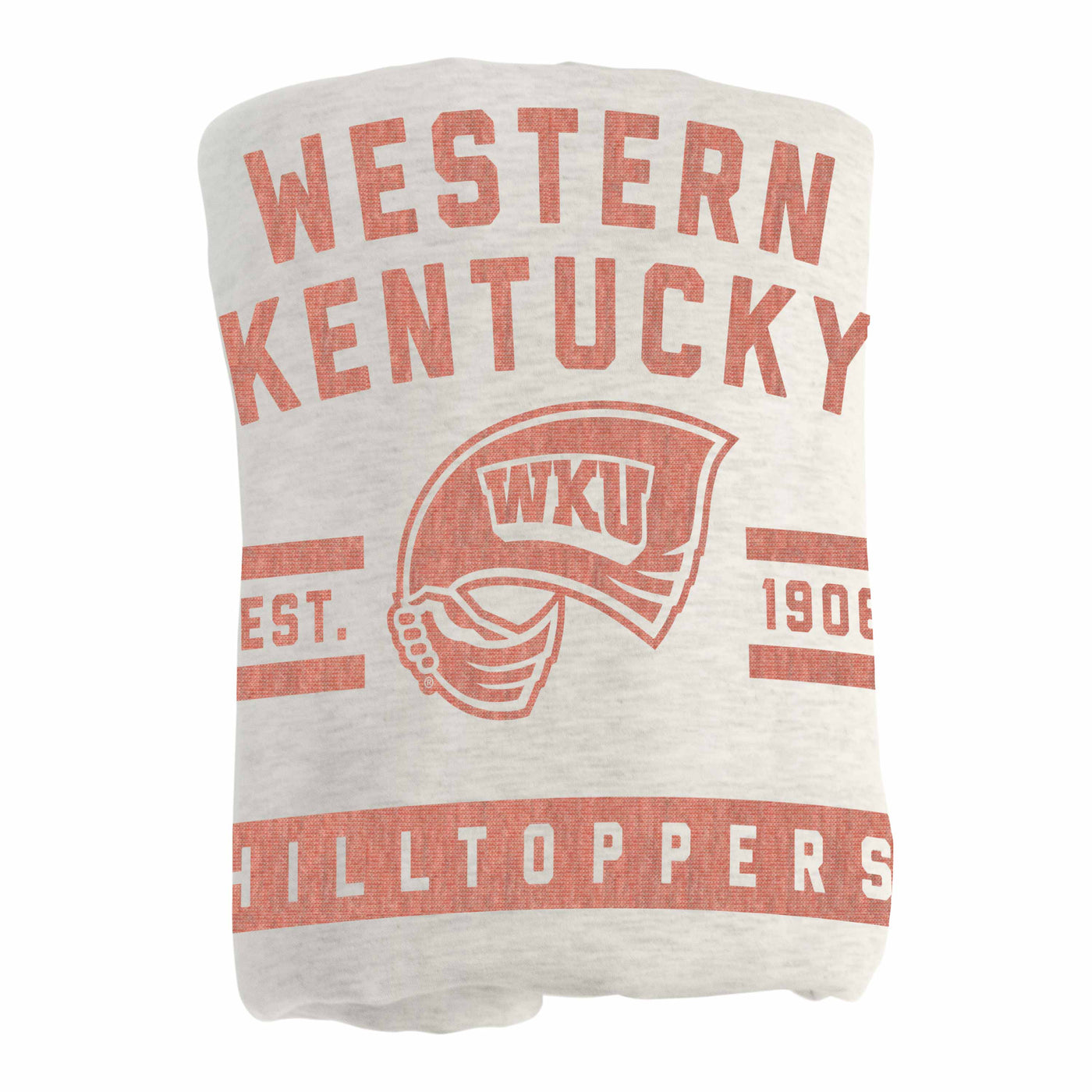 Western Kentucky Oatmeal Sweatshirt Blanket