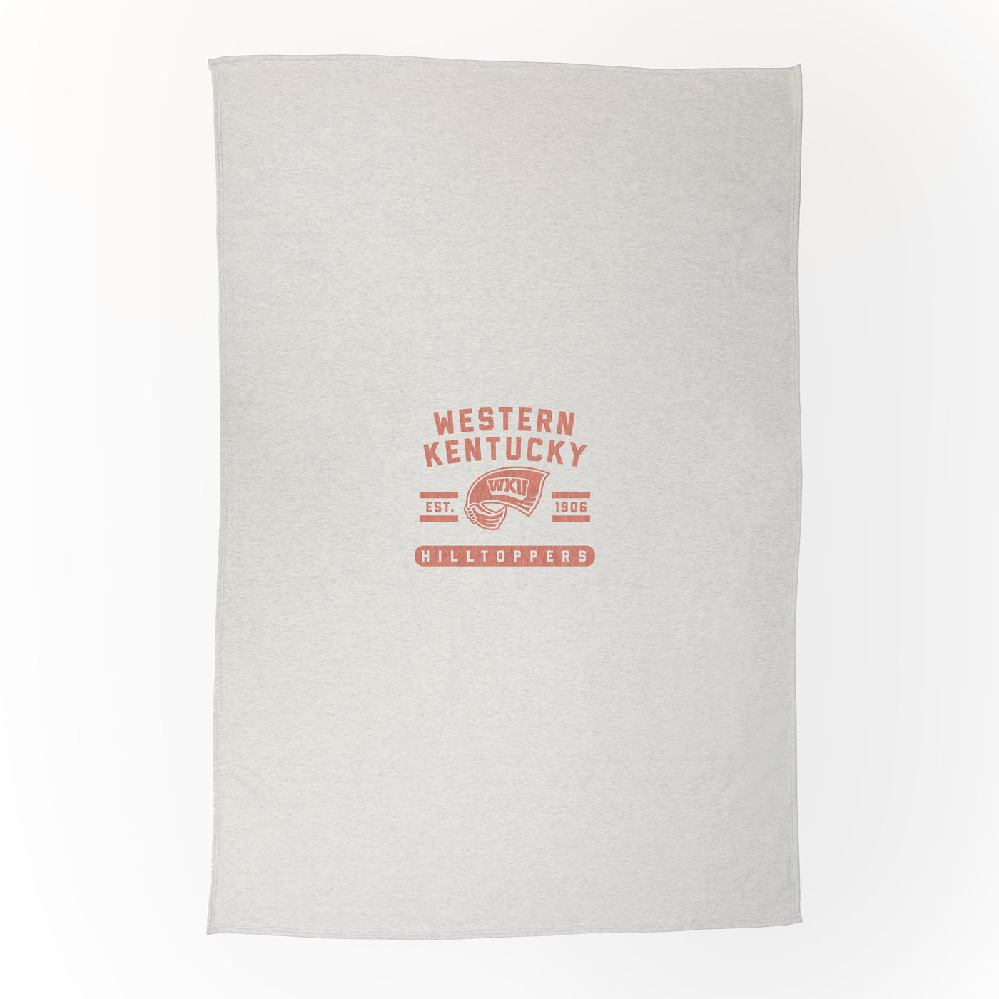 Western Kentucky Oatmeal Sweatshirt Blanket
