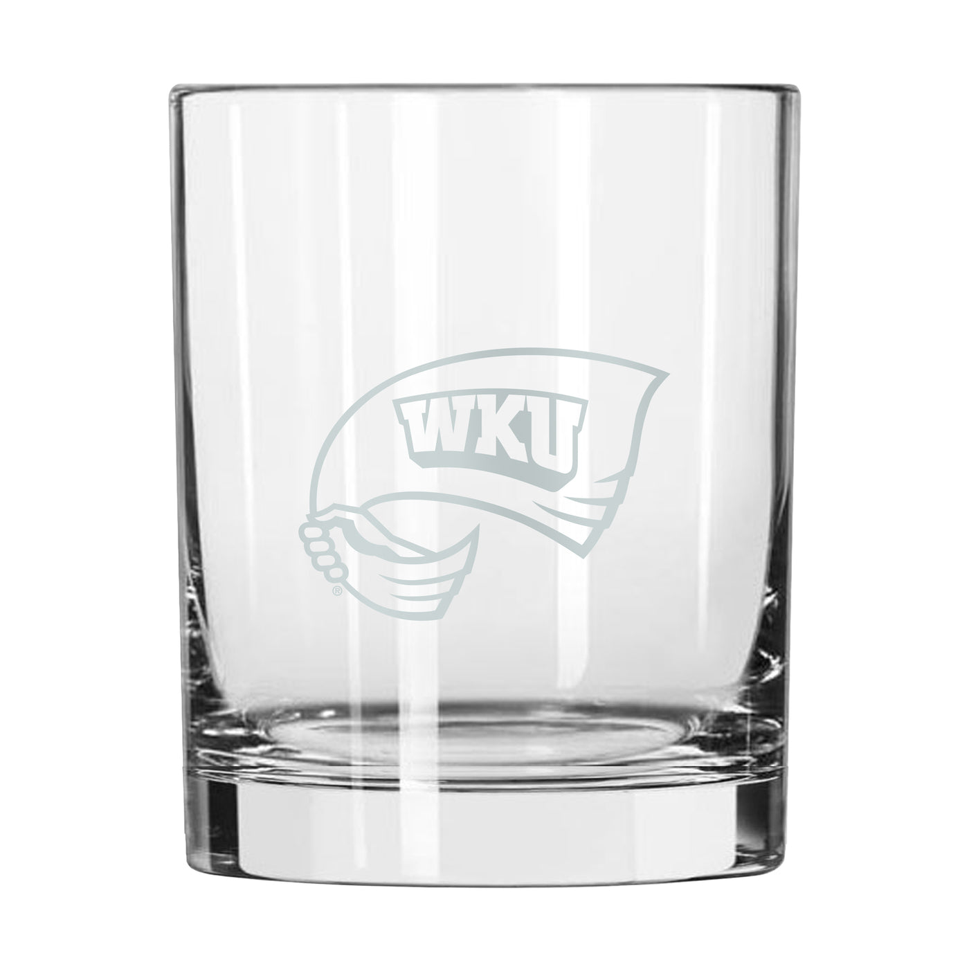Western Kentucky 14oz Frost Rocks Glass
