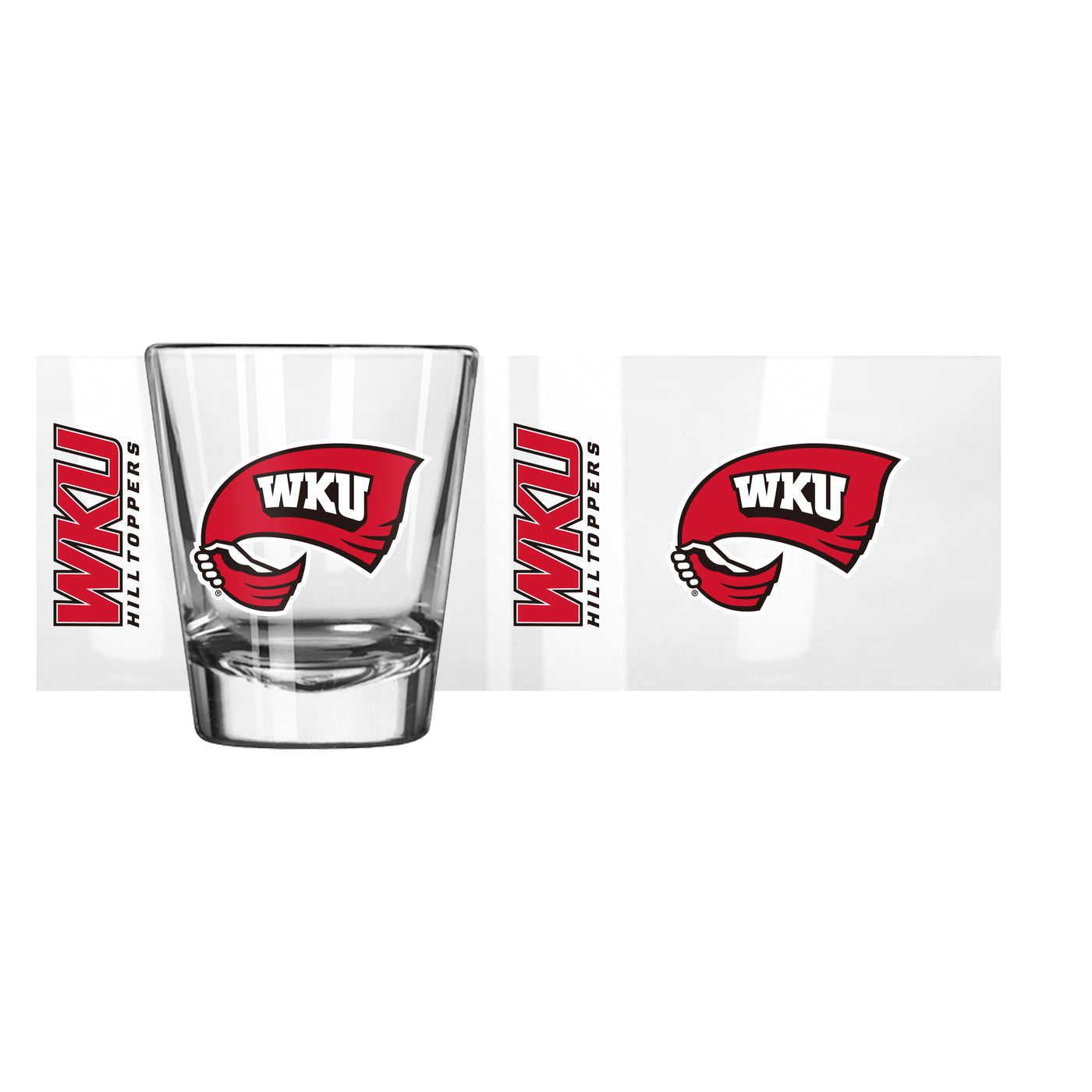 Western Kentucky 2oz Gameday Shot Glass