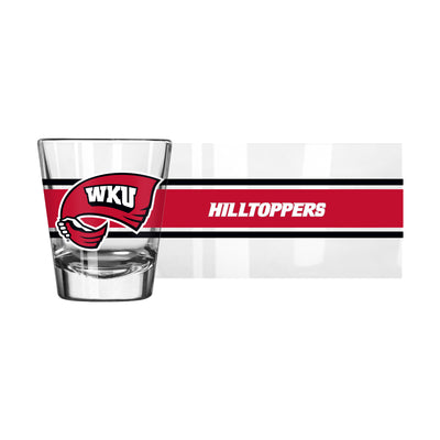 Western Kentucky 2oz Stripe Shot Glass