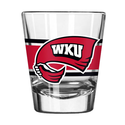 Western Kentucky 2oz Stripe Shot Glass