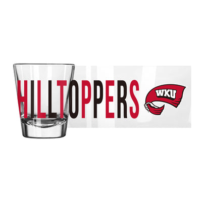 Western Kentucky 2oz Overtime Shot Glass