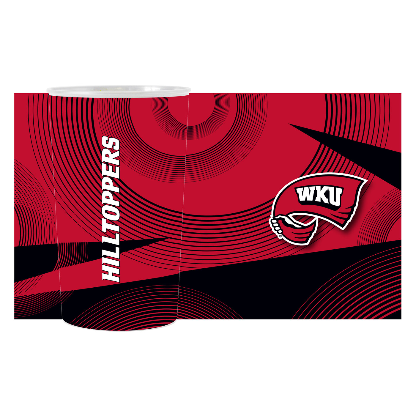 Western Kentucky Geometric Hardwall Cup 4 Pack