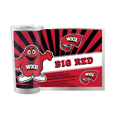 Western Kentucky 20oz Mascot Stainless Tumbler