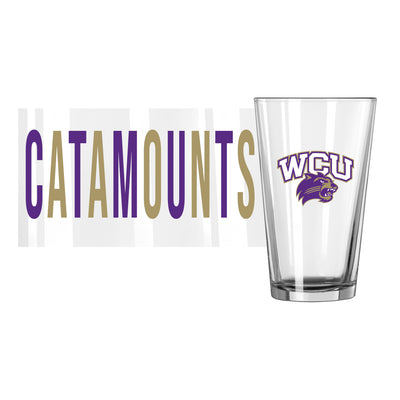 Western Carolina 16oz Overtime Pint Glass