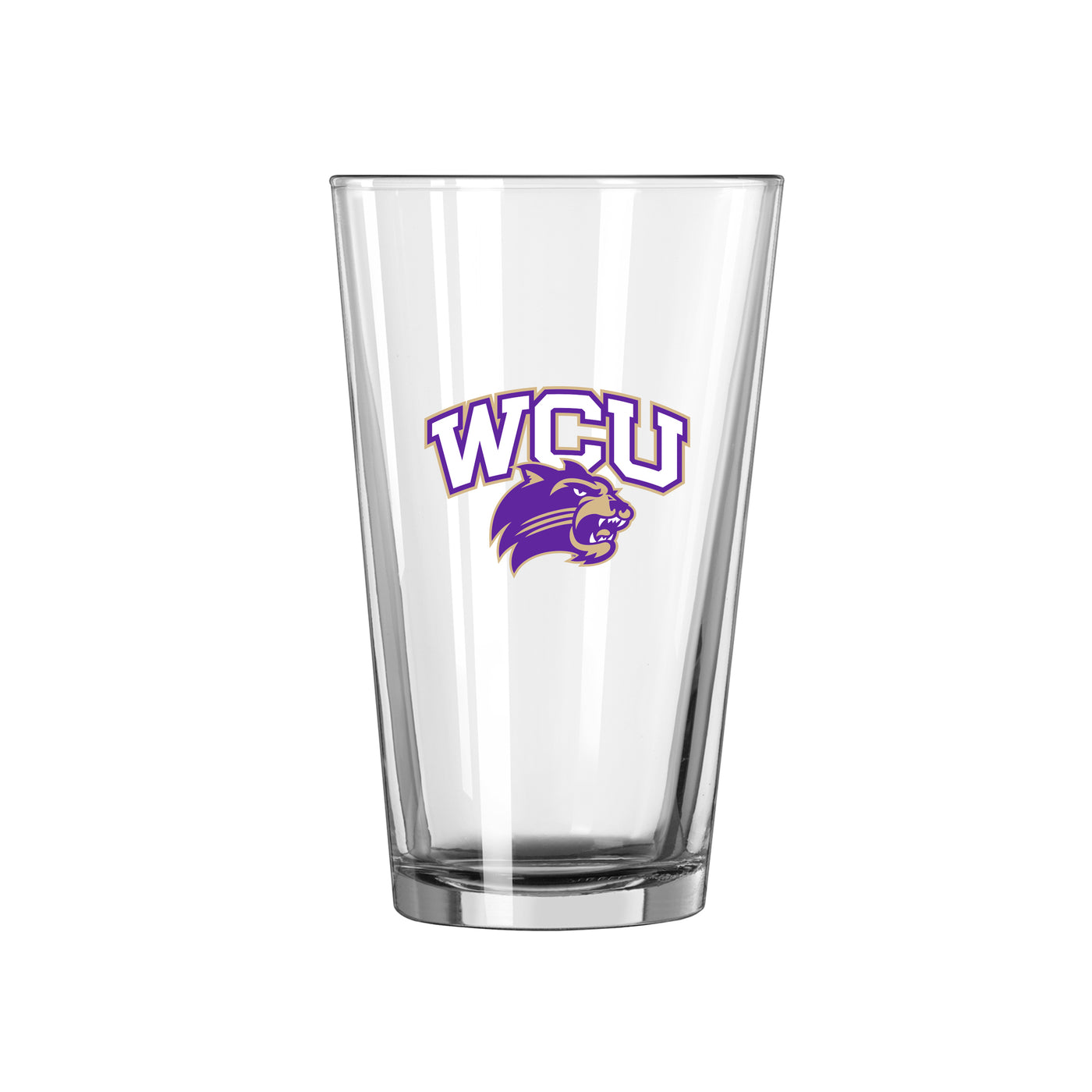 Western Carolina 16oz Logo Pint Glass - Logo Brands