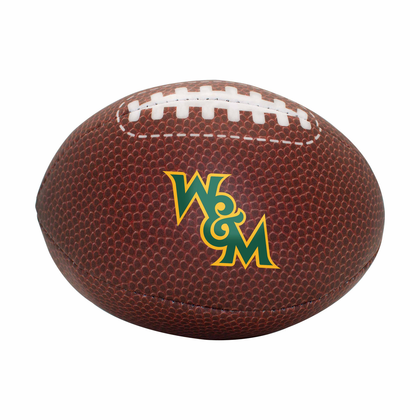 Willam and Mary Composite Brown Micro Soft Football