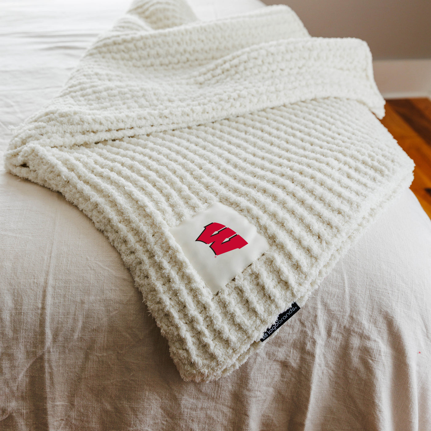 Wisconsin Cable Knit Throw 50x60