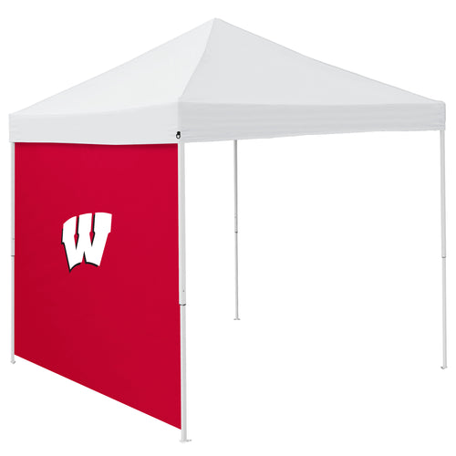 Wisconsin 9x9 side panel for shelters by Logo Brands, showing the weather-resistant fabric and secure attachment points.