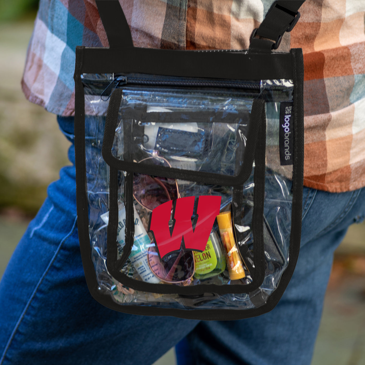 Wisconsin Gameday Clear Crossbody - Logo Brands