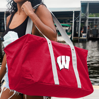 Wisconsin Crosshatch Picnic Caddy - Logo Brands