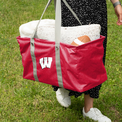 Wisconsin Crosshatch Picnic Caddy - Logo Brands