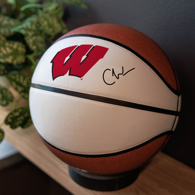 Wisconsin Official-Size Autograph Basketball