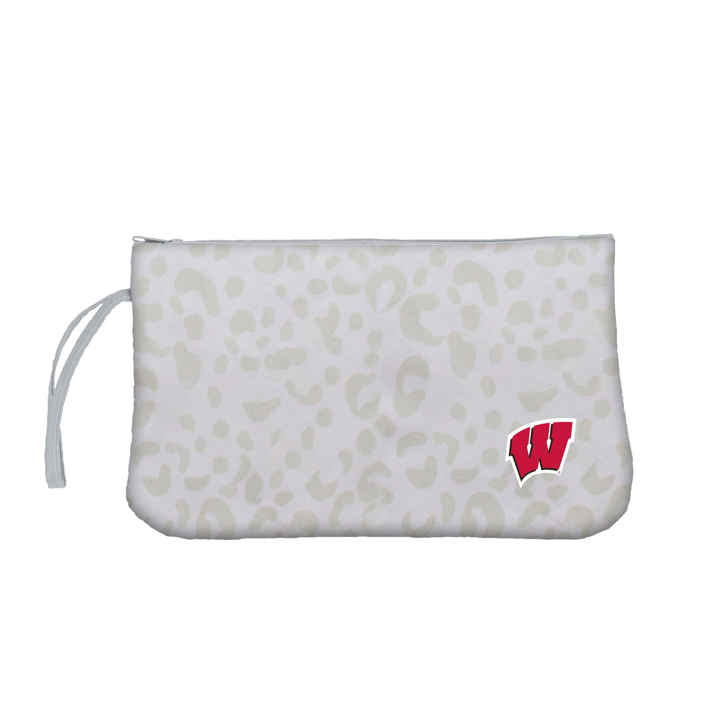 Wisconsin Leopard Print Wristlet