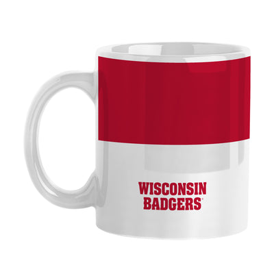 Wisconsin 11oz Colorblock Sublimated Mug