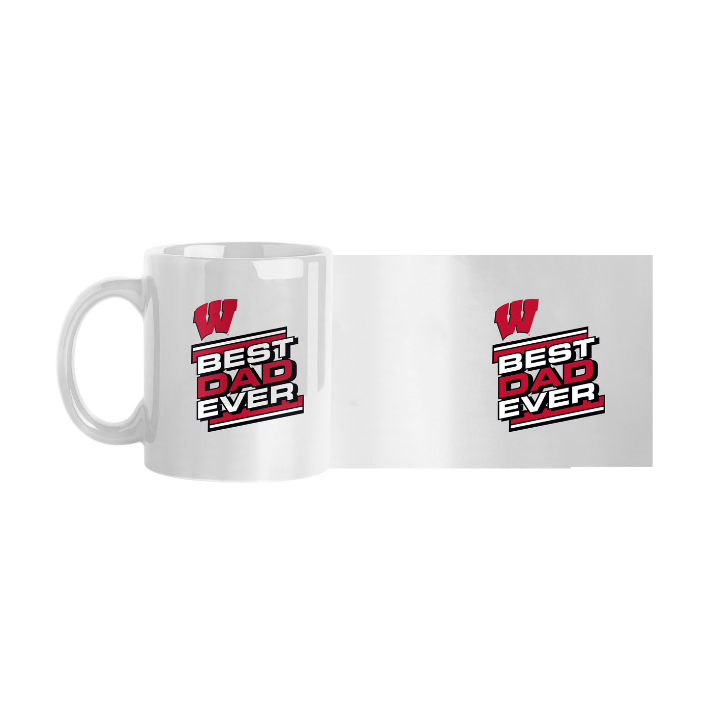 Wisconsin 11oz Best Dad Ever Sublimated Mug