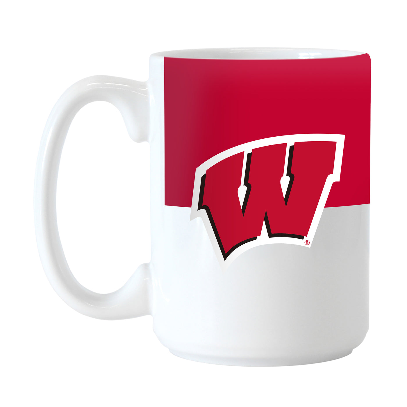 Wisconsin Colorblock 15 Oz Sublimated Mug