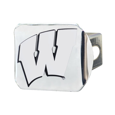 University of Wisconsin Chrome on Chrome Hitch Cover