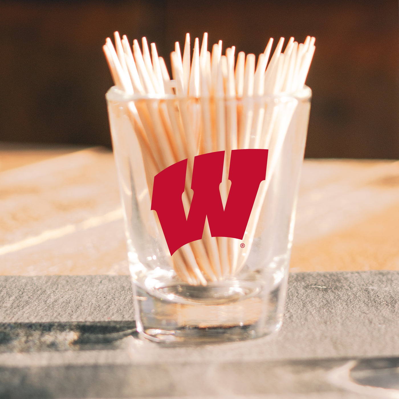 Wisconsin 2oz Gameday Shot Glass - Logo Brands