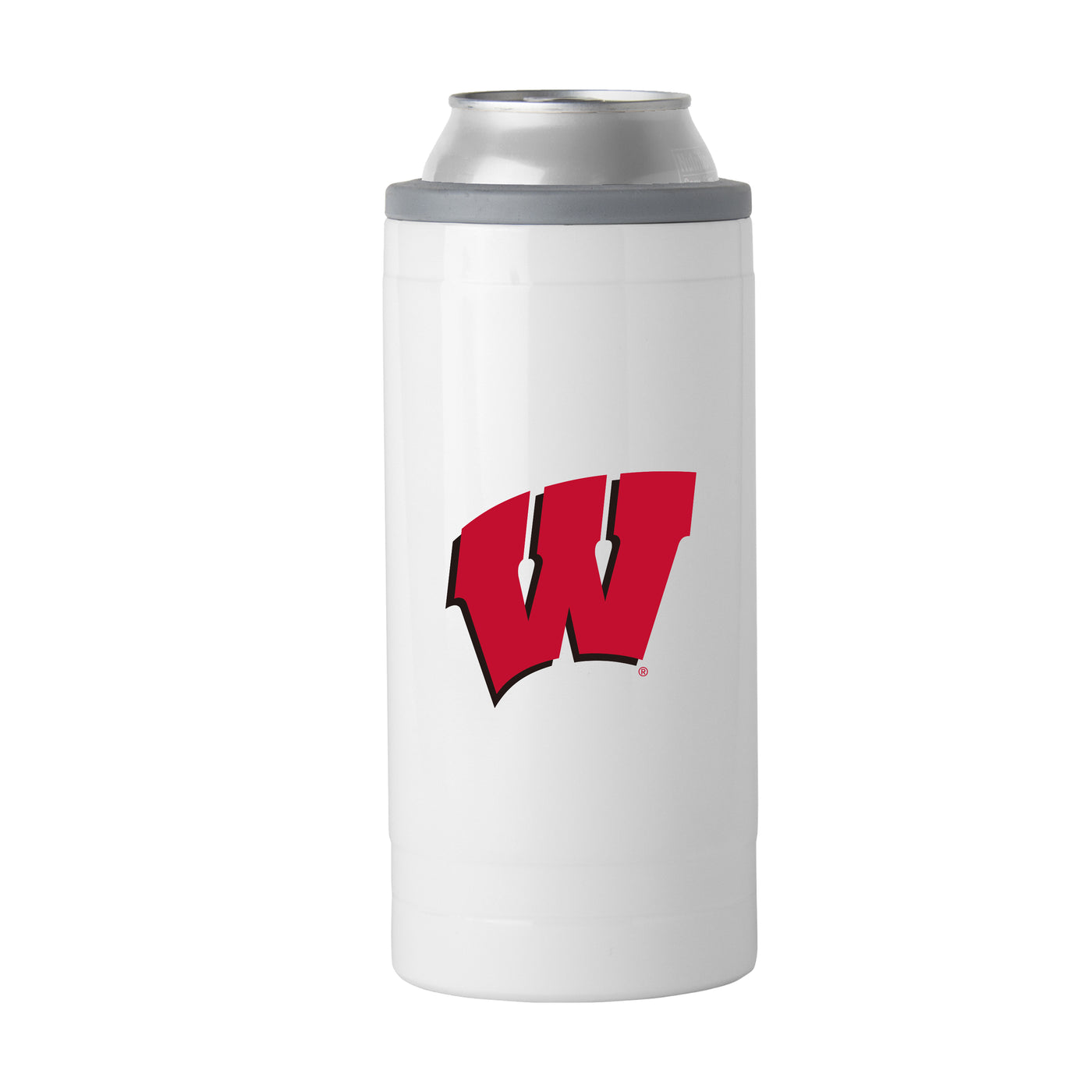 Wisconsin Gameday 12oz Slim Can Coolie
