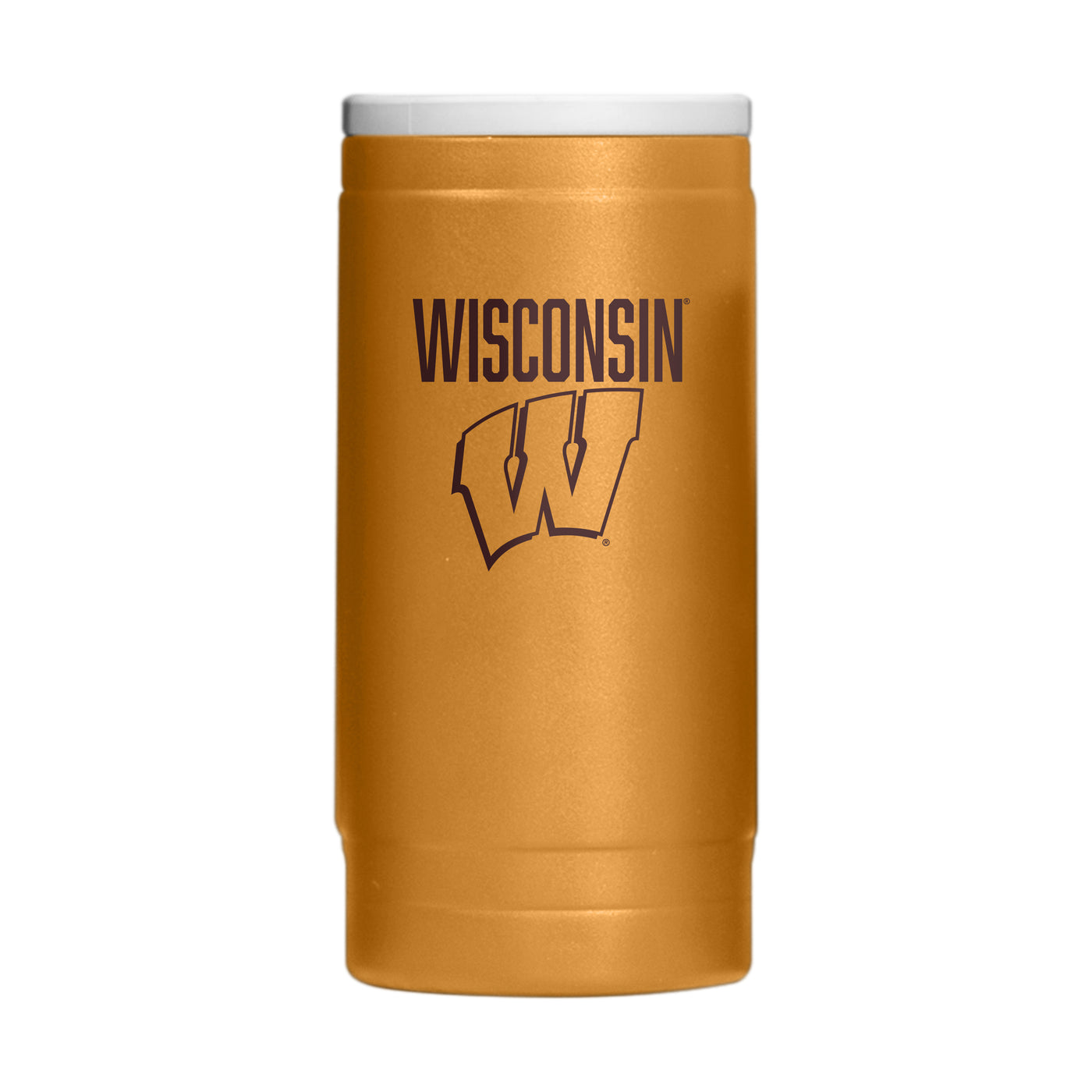 Wisconsin  Huddle Powder Coat Slim Can Coolie