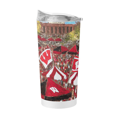 Wisconsin 20oz Collector Powder Coat Tumbler