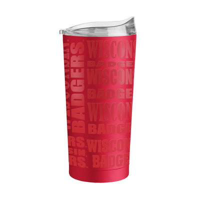 Wisconsin 20oz Replay Powder Coat Tumbler