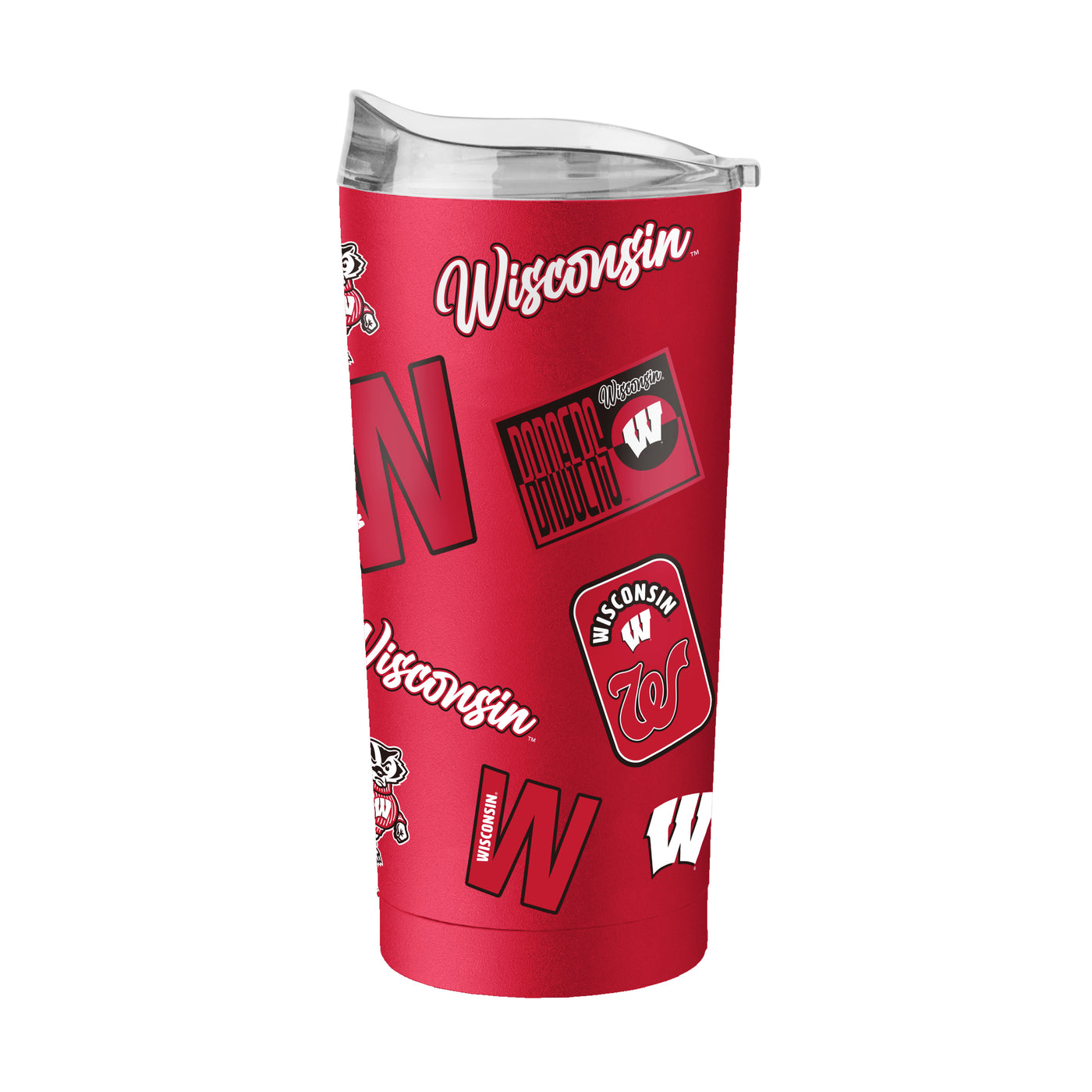 Wisconsin 20oz Dreamweave Powder Coat Tumbler