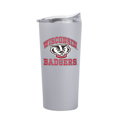 Wisconsin 20oz Athletic Powder Coat Tumbler