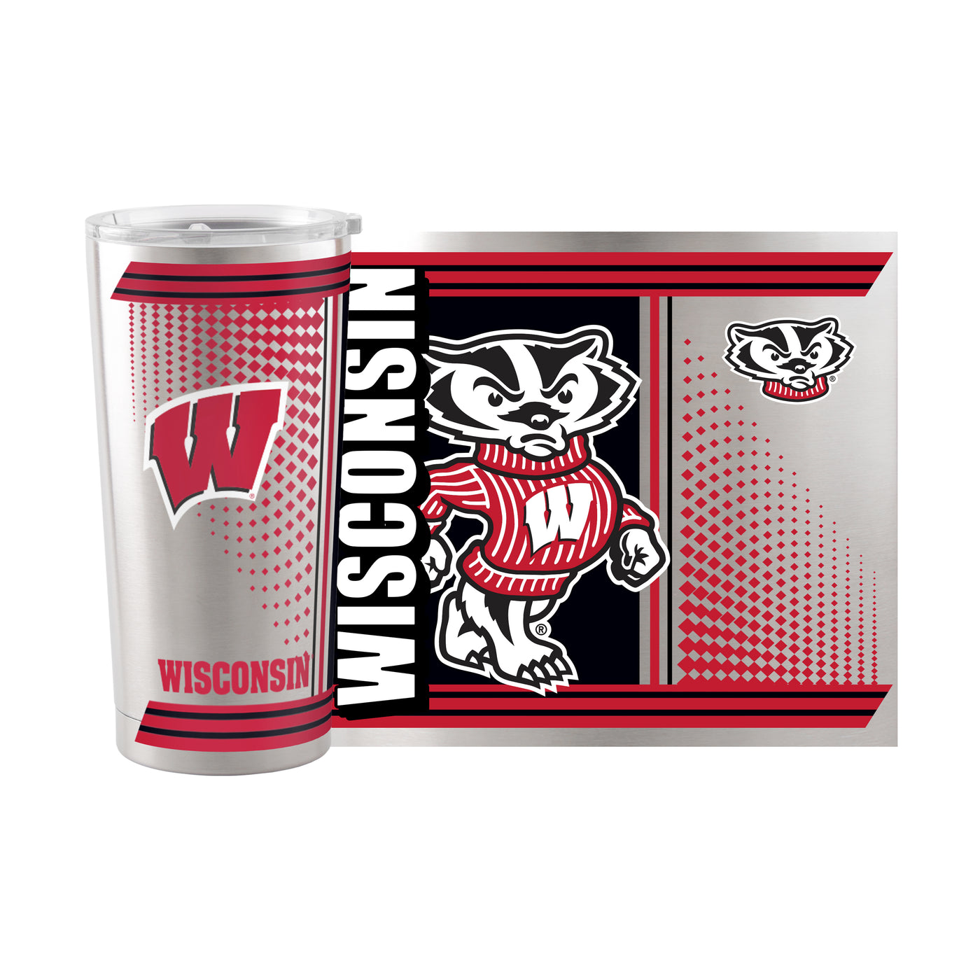 Wisconsin 20oz Hero Stainless Tumbler