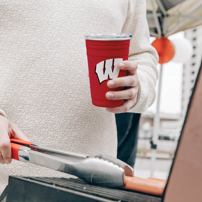 Wisconsin 22oz Flipside Stainless Cup