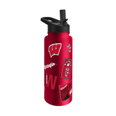 Wisconsin 34oz Dreamweave Quencher Bottle