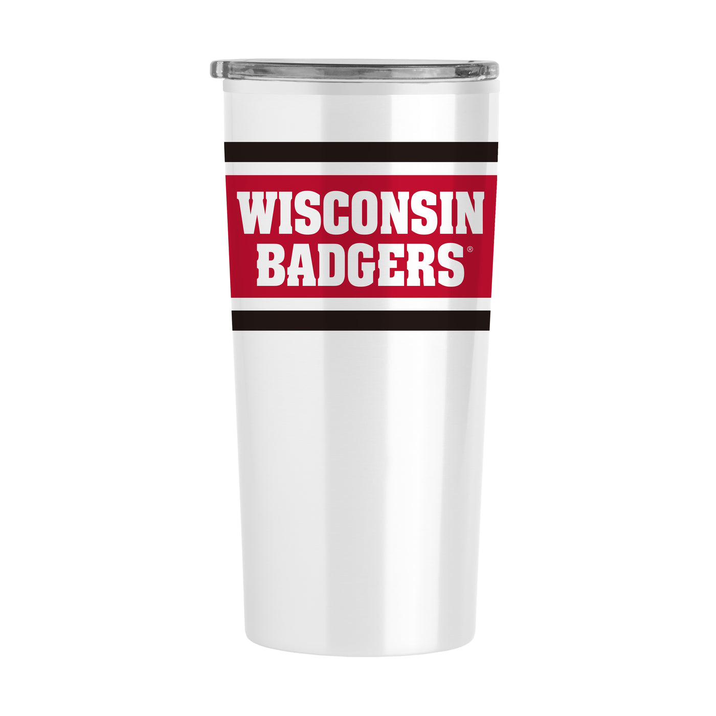 Wisconsin 20oz Stripe Fusion Tumbler