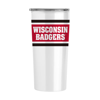Wisconsin 20oz Stripe Fusion Tumbler