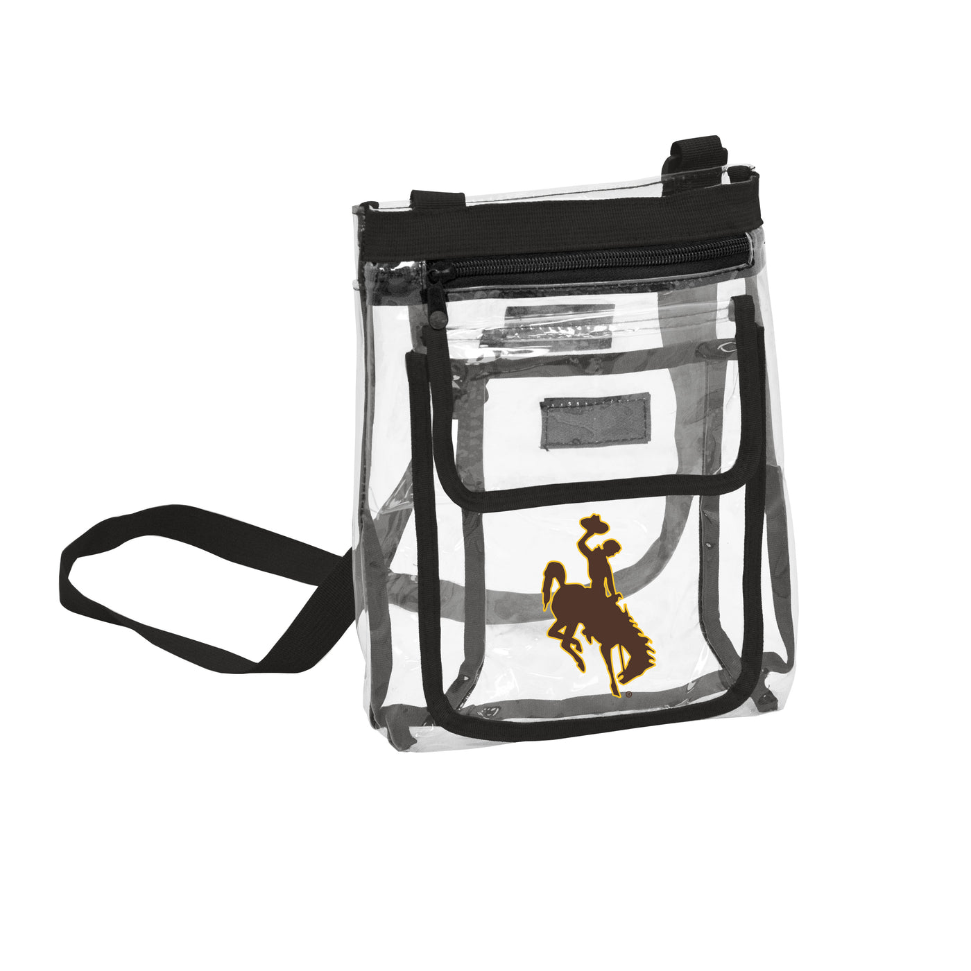 Wyoming Black Trim Gameday Clear Crossbody