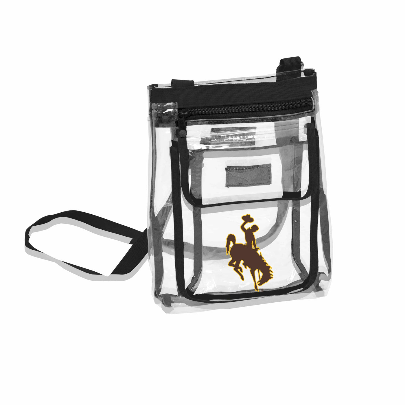 Wyoming Gray Trim Gameday Clear Crossbody