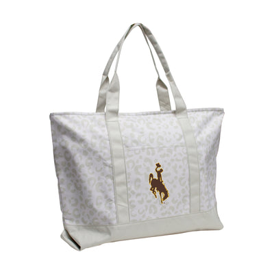 Wyoming Leopard Pattern Tote - Logo Brands