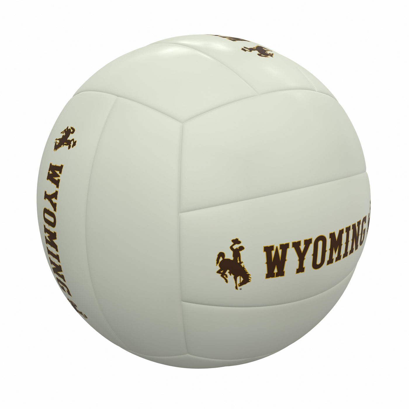 Wyoming White volleyball f/ Primary Logo