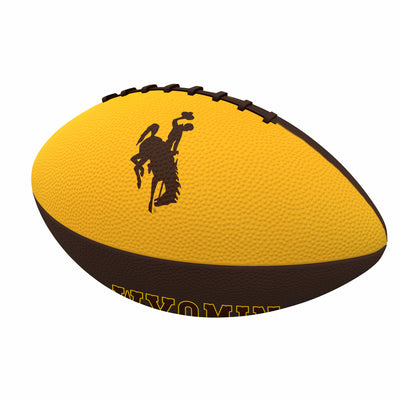 Wyoming Mini Gameday Size Rubber Football