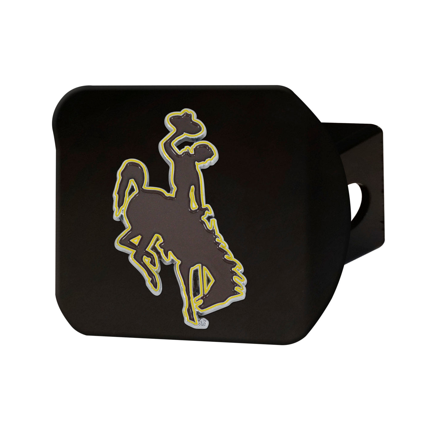 University of Wyoming Color on Black Hitch Cover