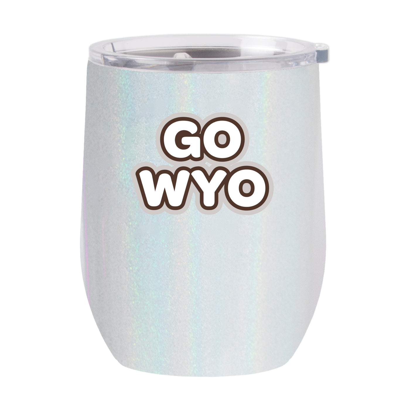 Wyoming 16oz Bubble Iridescent Curved Tumbler - Logo Brands