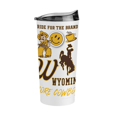 Wyoming 20oz Native Powder Coat Tumbler